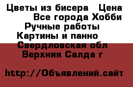 Цветы из бисера › Цена ­ 500 - Все города Хобби. Ручные работы » Картины и панно   . Свердловская обл.,Верхняя Салда г.